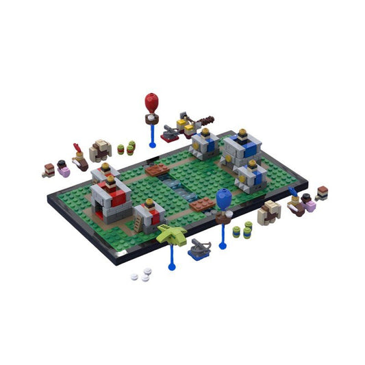 Fantasy Battle Arena Tower Defense Diorama Building Kit | LEGO-Compatible MOC - 1