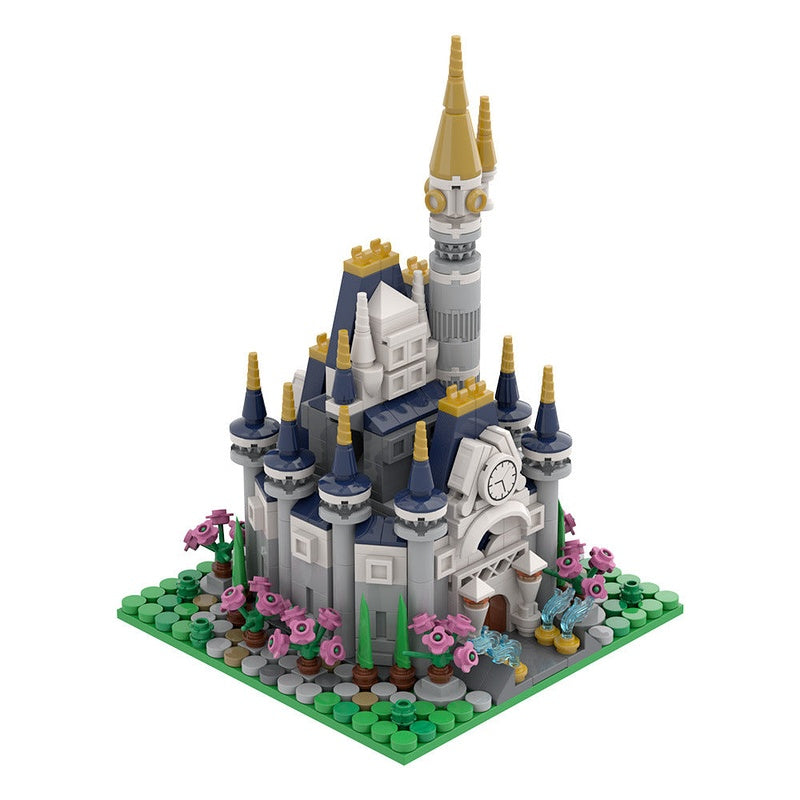 Fantasy Castle MOC Building Kit | Medieval Fortress Architecture Model - 1