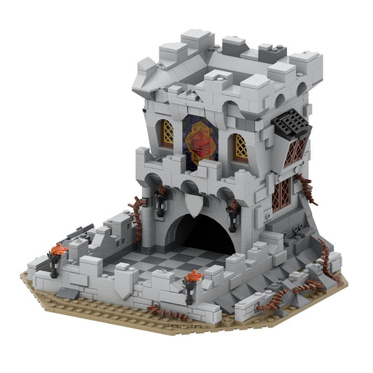 Fantasy Dragon Queen Dice Tower Building Kit | LEGO-Compatible MOC - 4