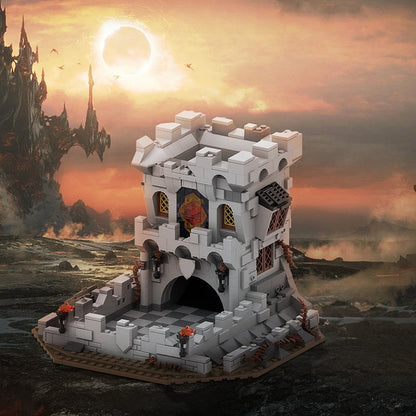 Fantasy Dragon Queen Dice Tower MOC Building Kit | Fantasy Architecture - 3