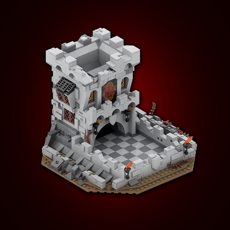 Fantasy Dragon Queen Dice Tower MOC Building Kit | Fantasy Architecture - 5