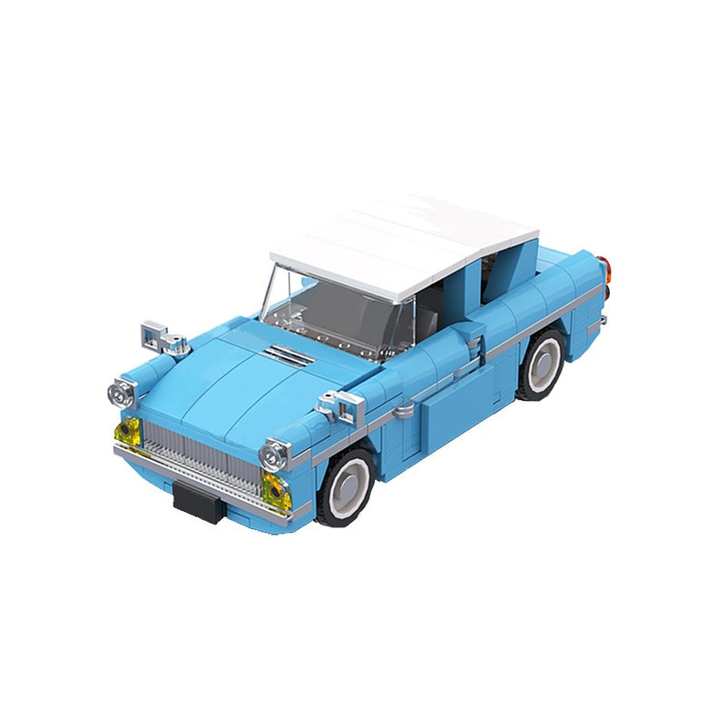 Fantasy Flying Family Sedan Building Kit | LEGO-Compatible MOC - 2