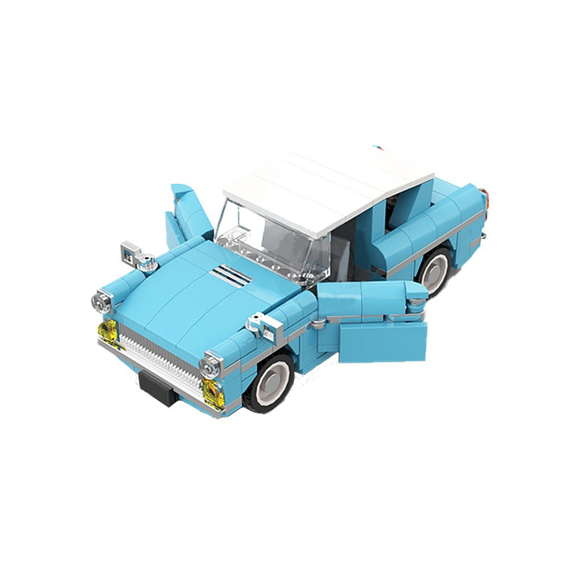 Fantasy Flying Family Sedan Building Kit | LEGO-Compatible MOC - 3