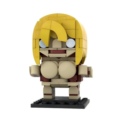 Fantasy Giant Titan Battle BrickHeadz Building Kit | LEGO-Compatible MOC - 4