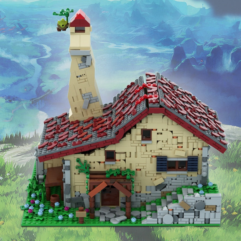 Fantasy Hero Wilderness House Building Kit | LEGO-Compatible MOC - 1