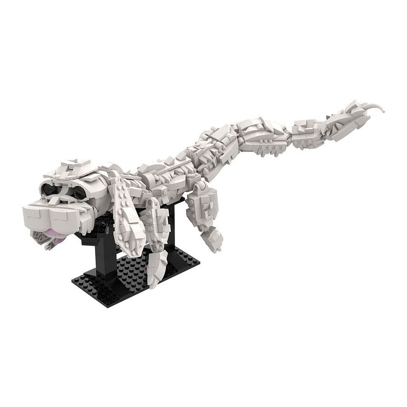 Fantasy Luck Dragon MOC Building Kit | Mythical Creature Figure Model - 3