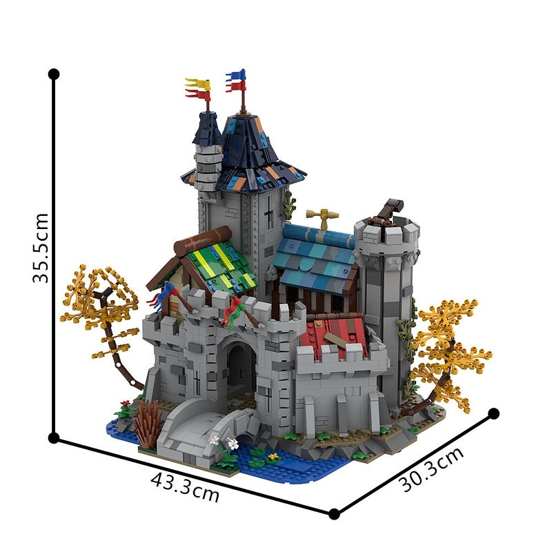 Fantasy Medieval Castle Fortress MOC Building Kit - 5