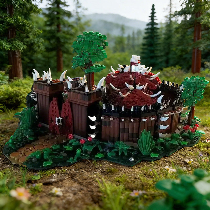 Fantasy Orc Camp Diorama MOC Building Kit - 3
