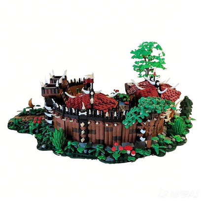 Fantasy Orc Camp Diorama MOC Building Kit - 4