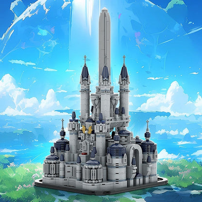 Fantasy Royal Capital Castle Diorama MOC Architecture Building Kit - 2