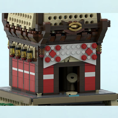 Fantasy Skyview Tower MOC Building Kit | Adventure Architecture Model - 3