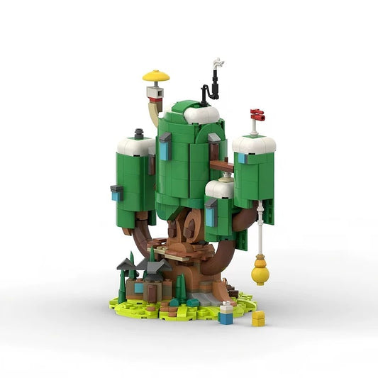 Fantasy Treehouse MOC Building Kit | Adventure Woodland Home Model - 1