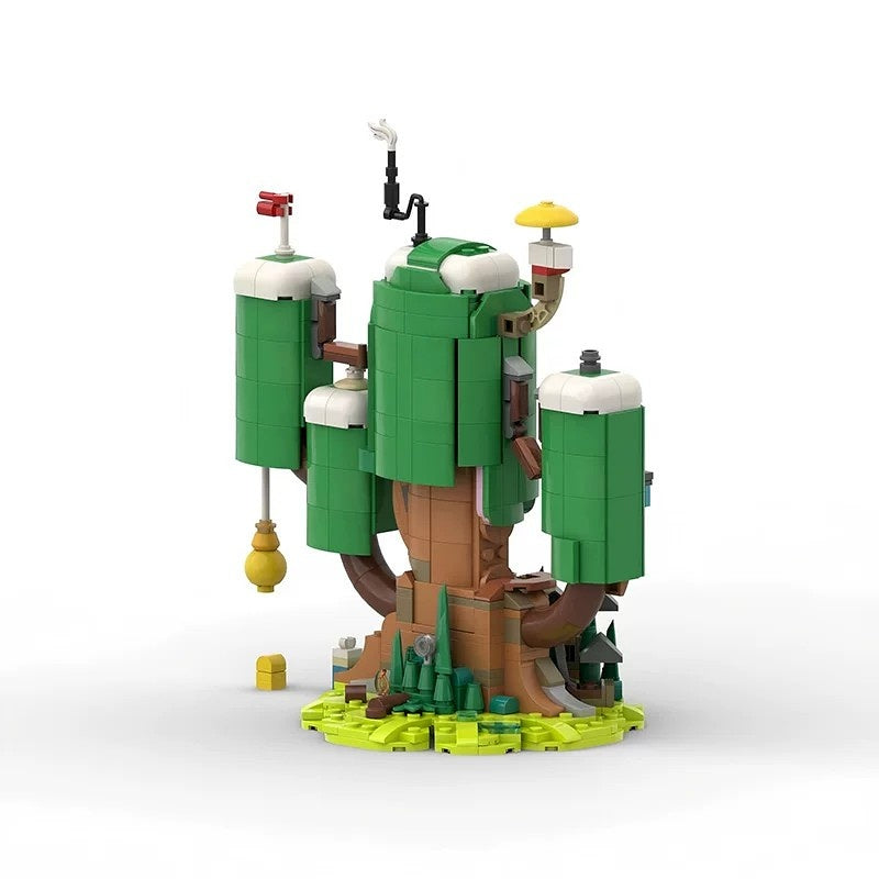 Fantasy Treehouse MOC Building Kit | Adventure Woodland Home Model - 2