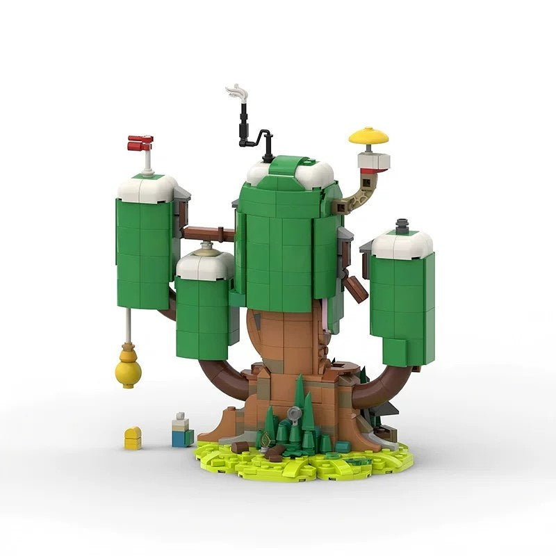 Fantasy Treehouse MOC Building Kit | Adventure Woodland Home Model - 4