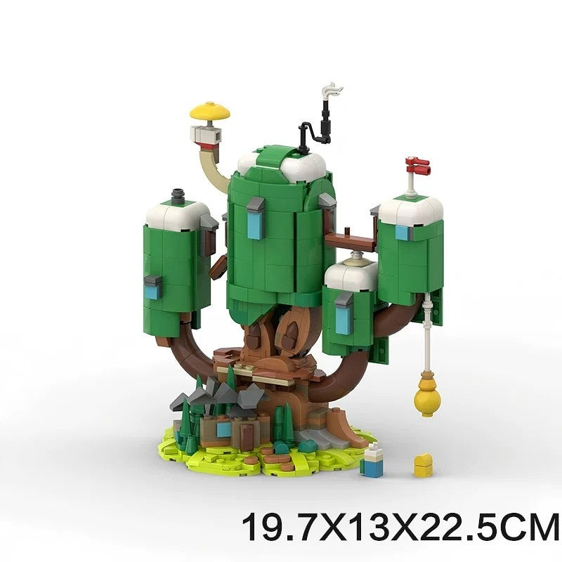 Fantasy Treehouse MOC Building Kit | Adventure Woodland Home Model - 5