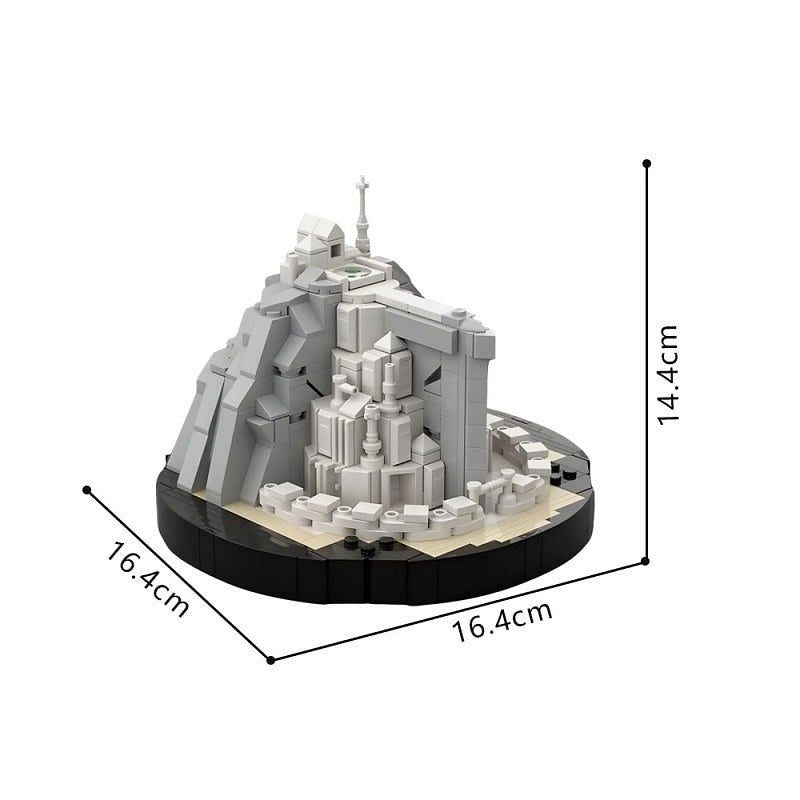 Fantasy White Tower City MOC Building Kit - 9