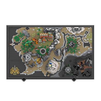 Fantasy World Map MOC Building Kit | Miniature Landscape Diorama - 5