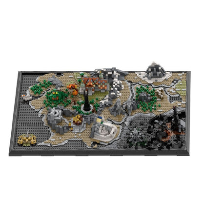 Fantasy World Map MOC Building Kit | Miniature Landscape Diorama - 6
