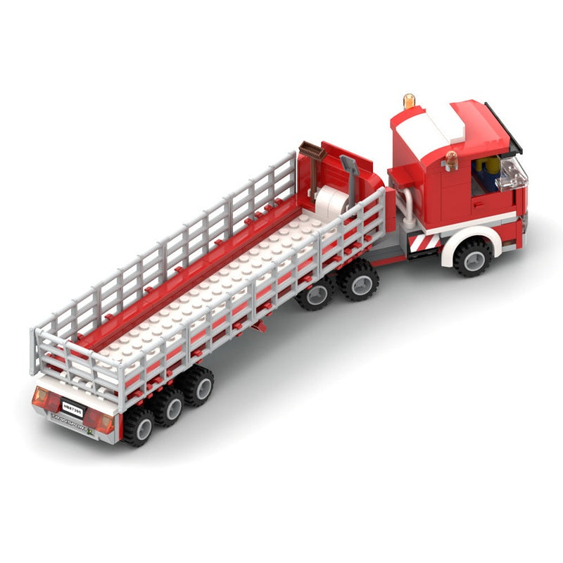 Farm Transport Truck & Trailer MOC Building Kit | Utility Vehicle - 2