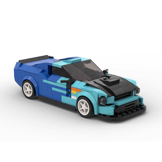 FD Custom Drift Car MOC Building Kit | 8-Wide Racing Vehicle Model - 1