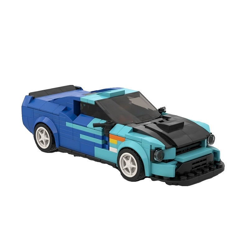 FD Custom Drift Car MOC Building Kit | 8-Wide Racing Vehicle Model - 2