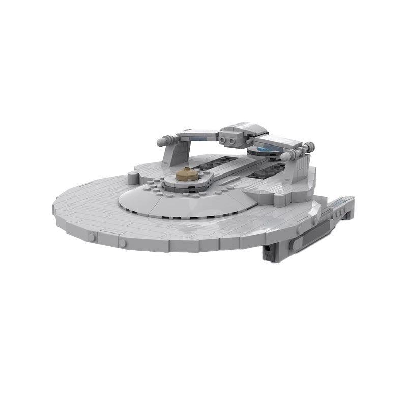 Federation Miranda Class Cruiser Building Kit | LEGO-Compatible MOC  - 4