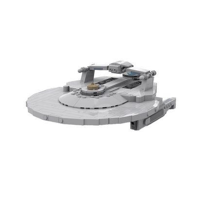 Federation Miranda Class Cruiser Building Kit | LEGO-Compatible MOC  - 4