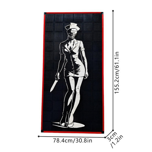 Female Horror Figure Art Relief MOC Building Kit - 1