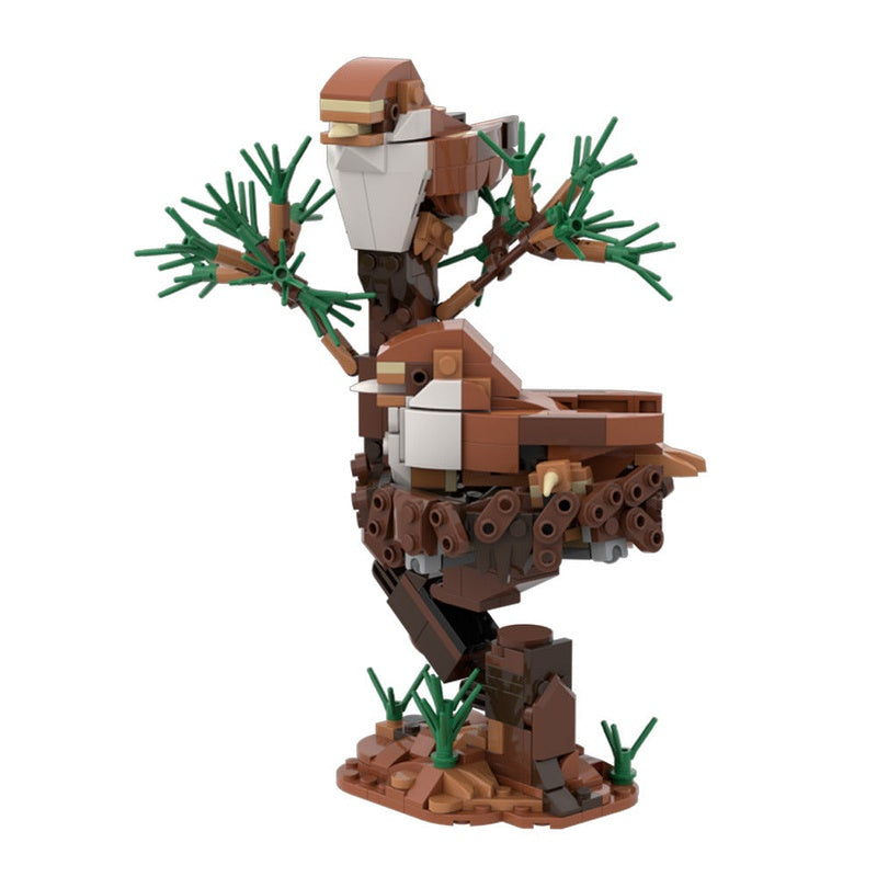 Feral Pigeon MOC Building Kit – Wildlife Bird Display Model Kit - 1
