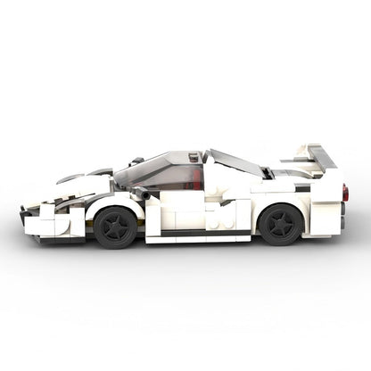 Fighter Jet Inspired V12 Sport Coupe Building Kit | LEGO-Compatible MOC - 2
