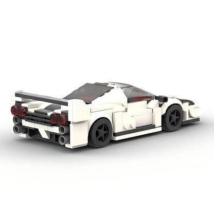 Fighter Jet Inspired V12 Sport Coupe Building Kit | LEGO-Compatible MOC - 4