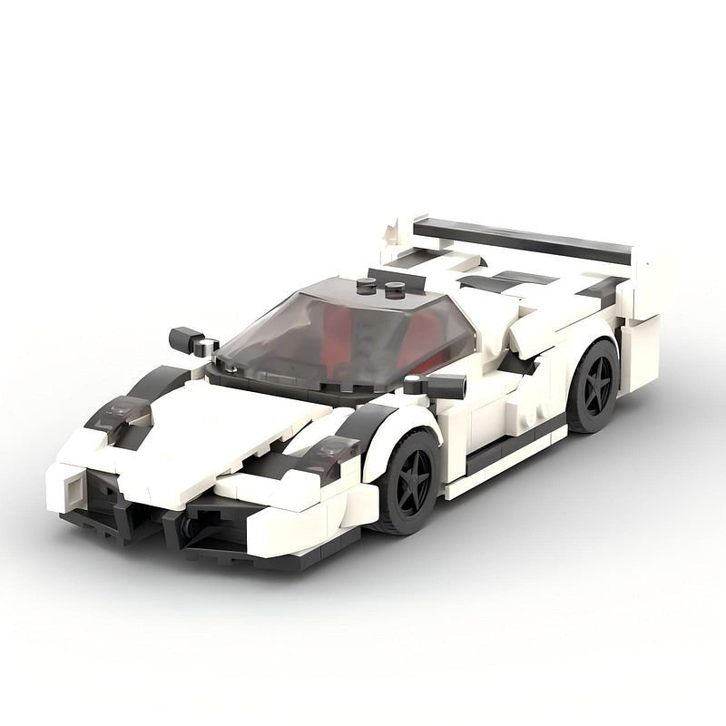 Fighter Jet Inspired V12 Sport Coupe MOC Building Kit | Performance Car - 5