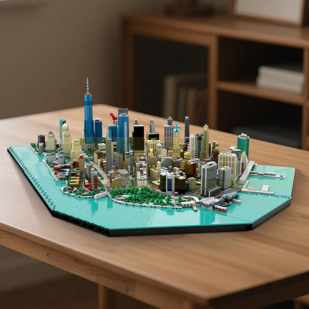 Financial District Building Kit | New York City | LEGO-Compatible MOC - 2