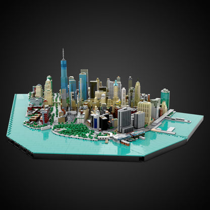 Financial District Building Kit | New York City | LEGO-Compatible MOC - 3