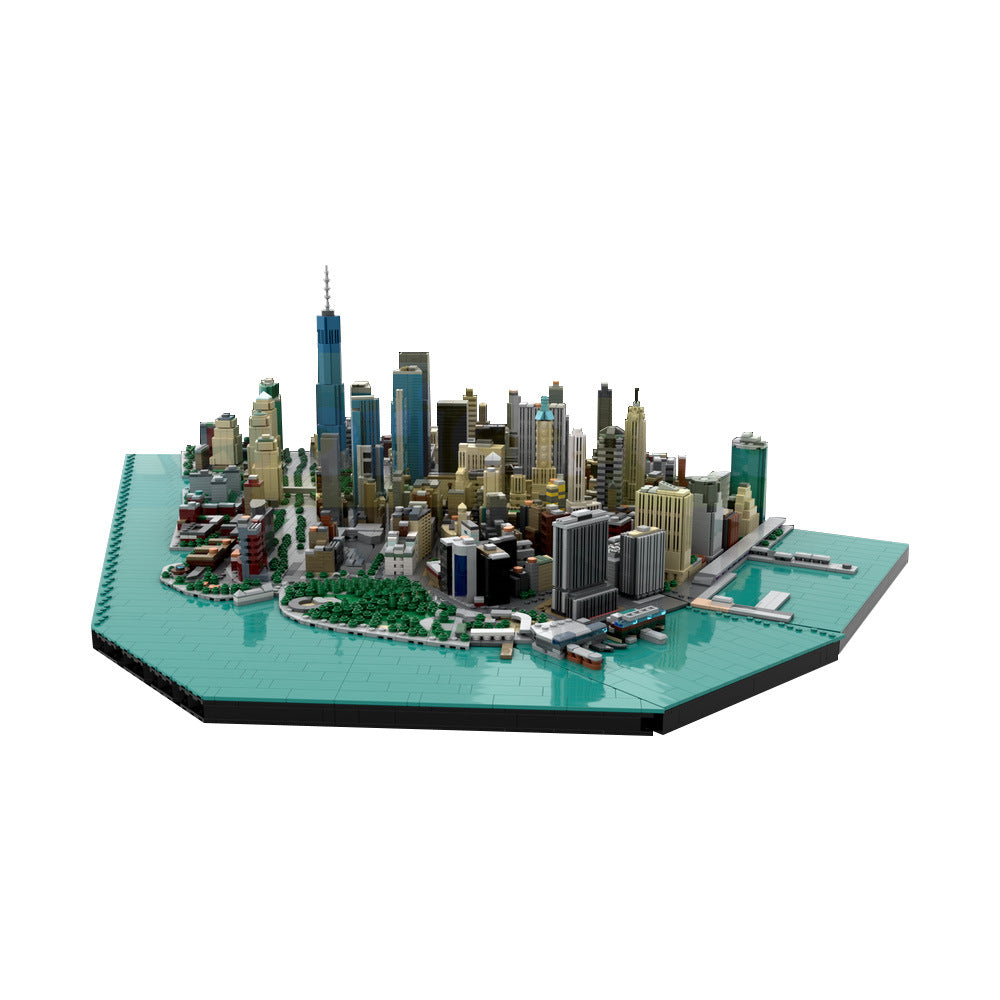 Financial District Building Kit | New York City | LEGO-Compatible MOC - 4