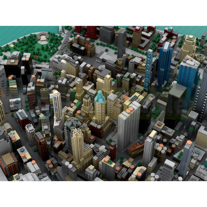 Financial District Building Kit | New York City | LEGO-Compatible MOC - 6