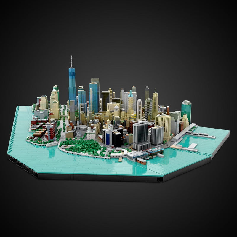 Financial District MOC Building Kit | New York City Architecture Model - 3