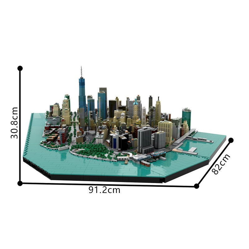 Financial District MOC Building Kit | New York City Architecture Model - 7