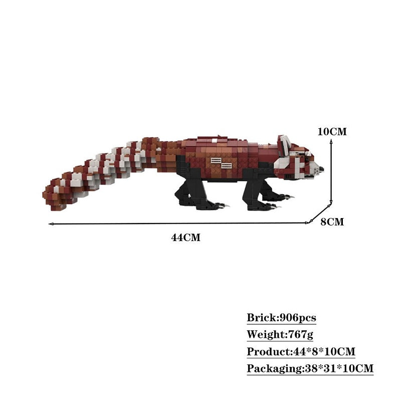 Firefox Red Panda MOC Building Kit | Wildlife Model - 4