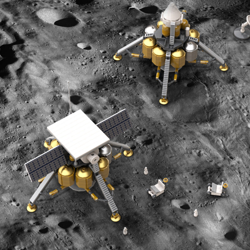 First Lunar Outpost Habitat Building Kit | LEGO-Compatible MOC - 2
