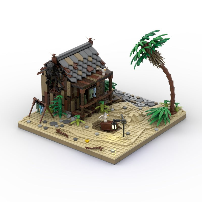 Fisherman's Hut Building Kit | Port Sauvage | LEGO-Compatible MOC - 1