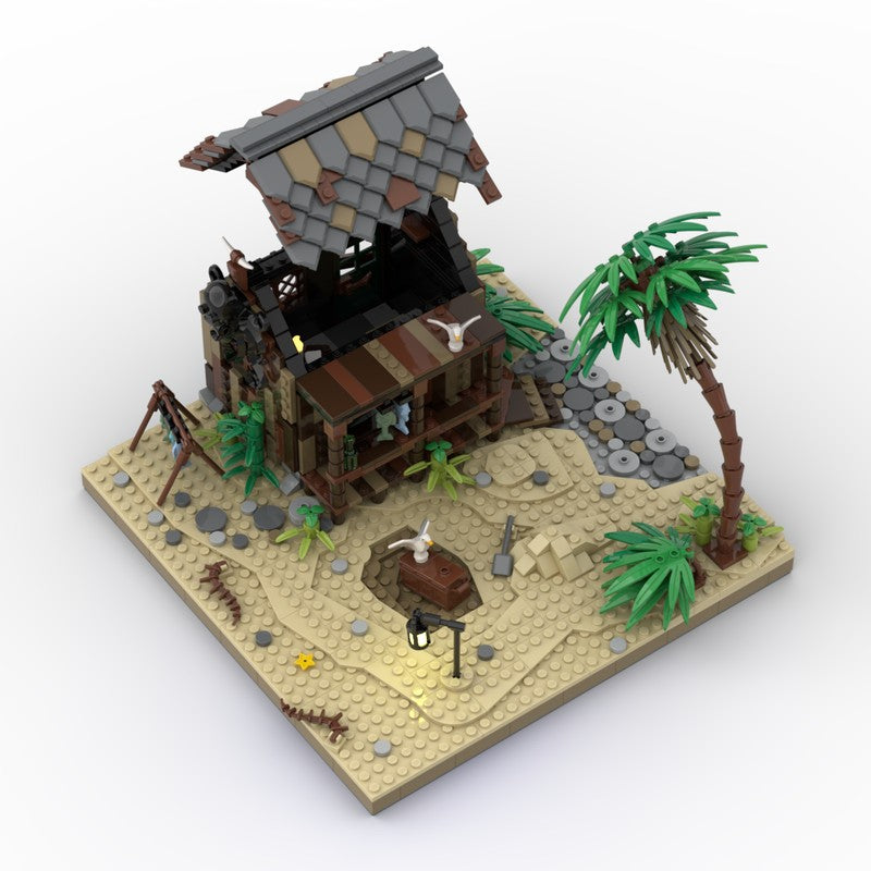 Fisherman's Hut Building Kit | Port Sauvage | LEGO-Compatible MOC - 5