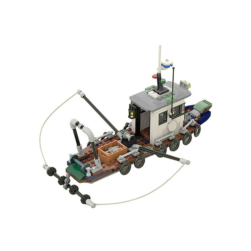 Fishing Trawler Boat MOC Building Kit - 2