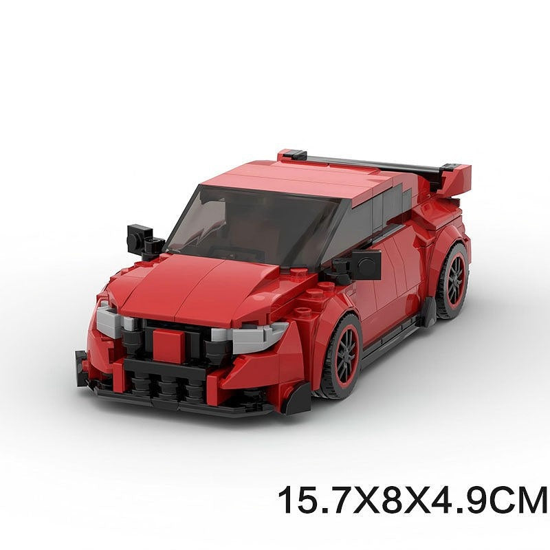 FK2-Inspired Japanese Hot Hatchback Building Kit | LEGO-Compatible MOC - 7