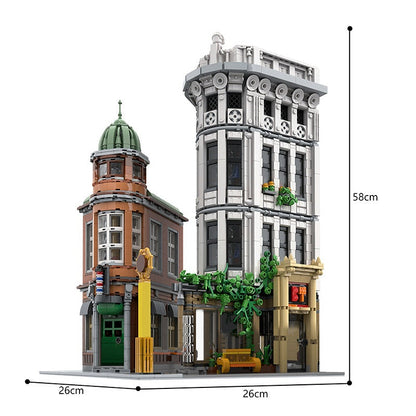Flatiron Building MOC Architectural Landmark Building Kit - 4
