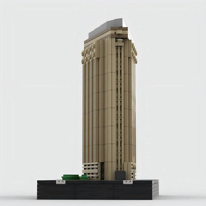 Flatiron Building New York Building Kit | 1/650 Scale LEGO-Compatible MOC - 4