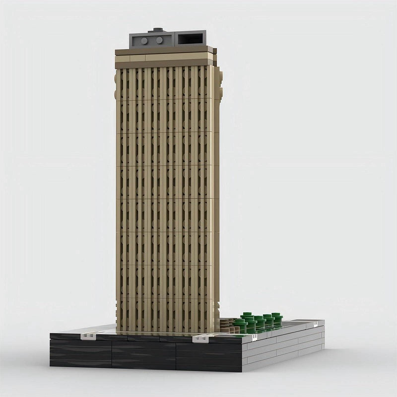 Flatiron Building NYC MOC Skyscraper Kit | Historic Manhattan Landmark Model - 3