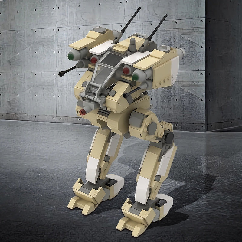 Flea Battlemech MOC Building Kit Futuristic Mecha Model - 2