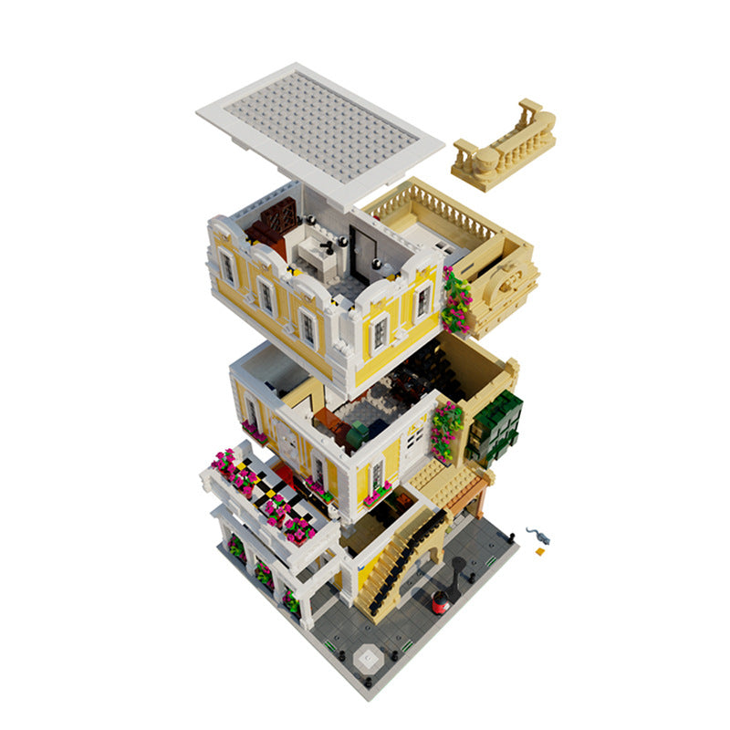 Florentine Palazzo Building Kit | LEGO-Compatible MOC - 2