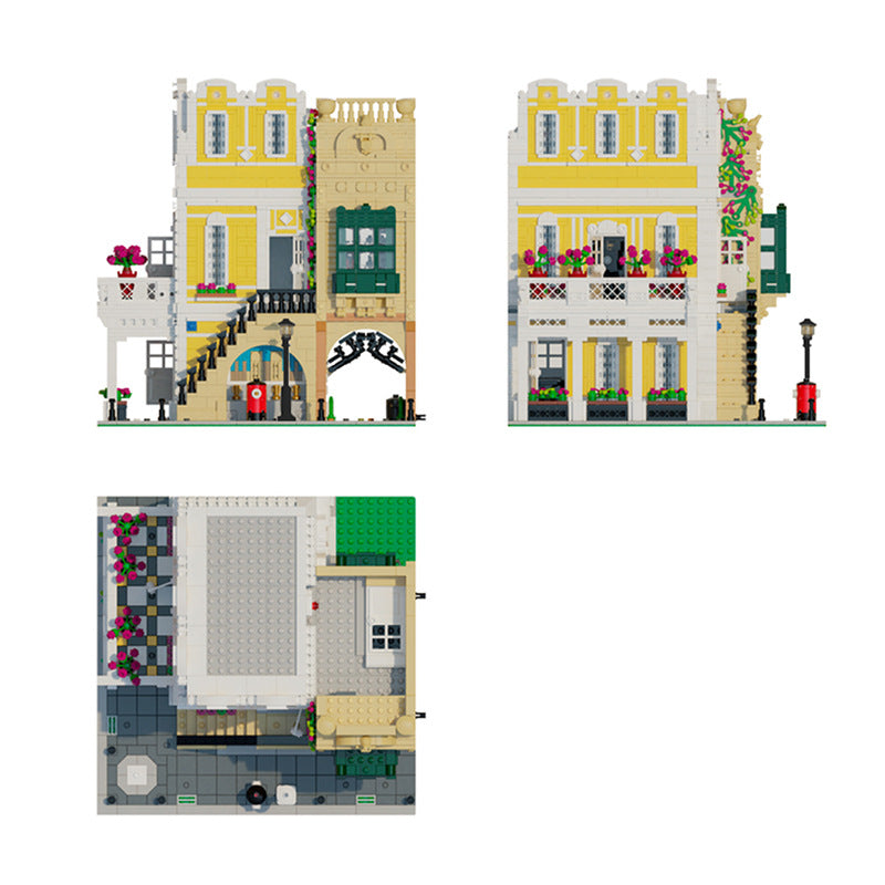 Florentine Palazzo Building Kit | LEGO-Compatible MOC - 3